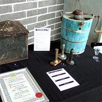 Items from Anthony Rea's exhibition at 